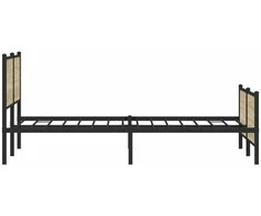 Lova Lovos rėmas be čiužinio, sonoma ąžuolo, 183x213cm, metalas