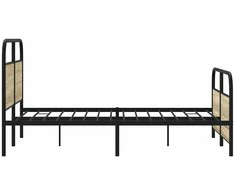 Lova Lovos rėmas be čiužinio, sonoma ąžuolo, 140x190cm, metalas