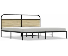Lova Lovos rėmas be čiužinio, sonoma ąžuolo, 180x200cm, metalas