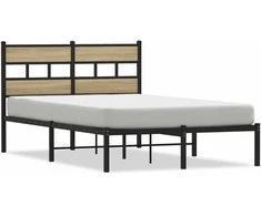 Lova Lovos rėmas be čiužinio, sonoma ąžuolo, 120x190cm, metalas