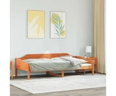 Lova Lovos rėmas be čiužinio, vaško rudas, 80x200cm, pušis