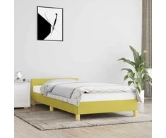 Lova Lovos rėmas be čiužinio, žalios spalvos, 100x200cm, audinys