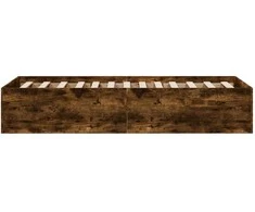 Lova Lovos rėmas, dūminio ąžuolo, 100x200cm, apdirbta mediena