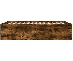 Lova Lovos rėmas, dūminio ąžuolo, 135x190cm, apdirbta mediena