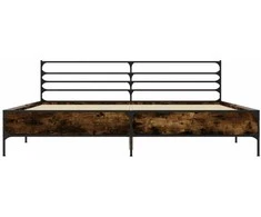 Lova Lovos rėmas, dūminio ąžuolo, 180x200cm, mediena ir metalas