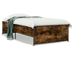 Lova Lovos rėmas, dūminio ąžuolo, 75x190cm, apdirbta mediena/metalas