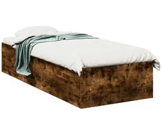 Lova Lovos rėmas be čiužinio, dūminis, 75x190cm, apdirbta mediena
