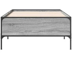Lova Lovos rėmas, pilkas ąžuolo, 90x200cm, apdirbta mediena/metalas