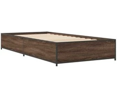 Lova Lovos rėmas, rudas ąžuolo, 100x200cm, apdirbta mediena/metalas
