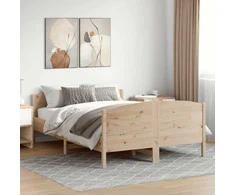 Lova Lovos rėmas be čiužinio, 150x200cm, pušies medienos masyvas