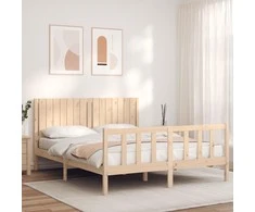 Lova Lovos rėmas be čiužinio, 160x200cm, pušies medienos masyvas