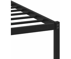 Lova Lovos rėmas be čiužinio, dūminio ąžuolo, 75x190cm, metalas