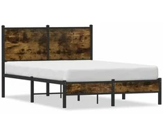 Lova Lovos rėmas be čiužinio, dūminio ąžuolo, 120x200cm, metalas