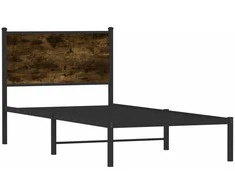 Lova Lovos rėmas be čiužinio, dūminio ąžuolo, 90x190cm, metalas