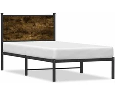 Lova Lovos rėmas be čiužinio, dūminio ąžuolo, 80x200cm, metalas