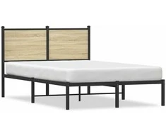 Lova Lovos rėmas be čiužinio, sonoma ąžuolo, 120x200cm, metalas