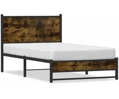 Lova Lovos rėmas be čiužinio, dūminio ąžuolo, 107x203cm, metalas