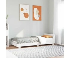 Lova Lovos rėmas be čiužinio, balta, 90x190cm, pušies masyvas