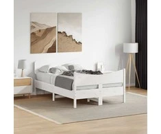 Lova Lovos rėmas su galvūgaliu, baltas, 120x200cm, pušies masyvas