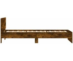 Lova Lovos rėmas su galvūgaliu, dūminio ąžuolo, 100x200cm, mediena