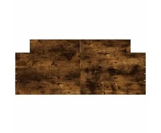 Lova Lovos rėmas su galvūgaliu ir kojūgaliu, dūminis, 120x200cm