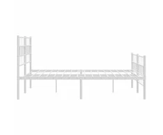 Lova Lovos rėmas su galvūgaliu/kojūgaliu, baltas, 150x200cm, metalas