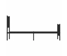 Lova Lovos rėmas su galvūgaliu/kojūgaliu, juodas, 75x190cm, metalas