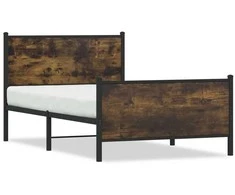 Lova Lovos rėmas be čiužinio, dūminio ąžuolo, 107x203cm, metalas