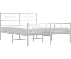 Lova Lovos rėmas su galvūgaliu/kojūgaliu, baltas, 120x190cm, metalas