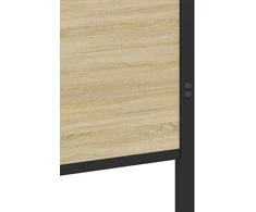Lova Lovos rėmas be čiužinio, sonoma ąžuolo, 120x200cm, metalas
