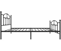 Lova Lovos rėmas su galvūgaliu/kojūgaliu, juodas, 107x203cm, metalas