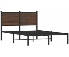 Lova Lovos rėmas be čiužinio, rudas ąžuolo, 120x200cm, metalas