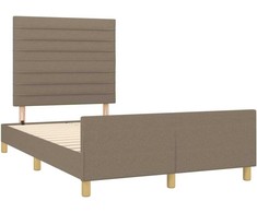 Lova Lovos rėmas be čiužinio, taupe, 120x190cm, audinys