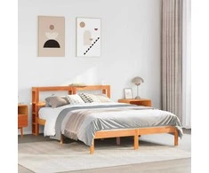 Lova Lovos rėmas su galvūgaliu, vaško rudas, 160x200cm, pušis