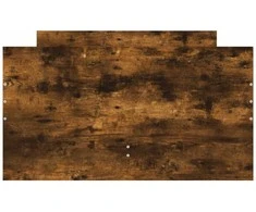 Lovos rėmas su stalčiais, dūminio ąžuolo spalvos, 100x200cm