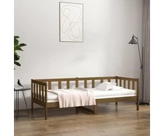 Lova, medaus rudos spalvos, 80x200cm, pušies medienos masyvas