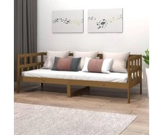 Lova, medaus rudos spalvos, 80x200cm, pušies medienos masyvas