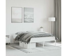 Lova Metalinis lovos rėmas, baltos spalvos, 135x190cm