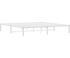 Lova Metalinis lovos rėmas, baltos spalvos, 193x203 cm