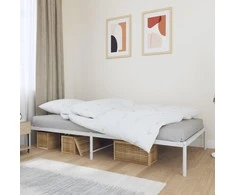 Lova Metalinis lovos rėmas, baltos spalvos, 107x203 cm