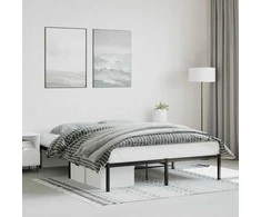 Lova Metalinis lovos rėmas, juodos spalvos 160x200 cm