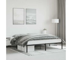 Lova Metalinis lovos rėmas, juodos spalvos, 183x213cm
