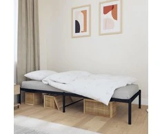 Lova Metalinis lovos rėmas, juodos spalvos, 90x190cm