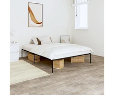 Lova Metalinis lovos rėmas, juodos spalvos, 135x190cm