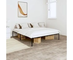Lova Metalinis lovos rėmas, juodos spalvos, 140x190cm
