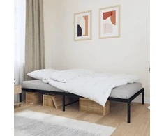 Lova Metalinis lovos rėmas, juodos spalvos, 107x203cm