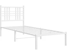 Lova Lovos rėmas be čiužinio, baltas, 75x190cm, metalas