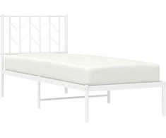 Lova Lovos rėmas be čiužinio, baltas, 75x190cm, metalas
