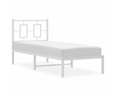 Lova Lovos rėmas be čiužinio, baltas, 75x190cm, metalas