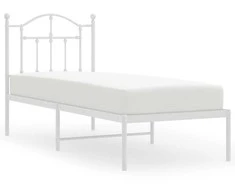Lova Lovos rėmas be čiužinio, baltas, 75x190cm, metalas